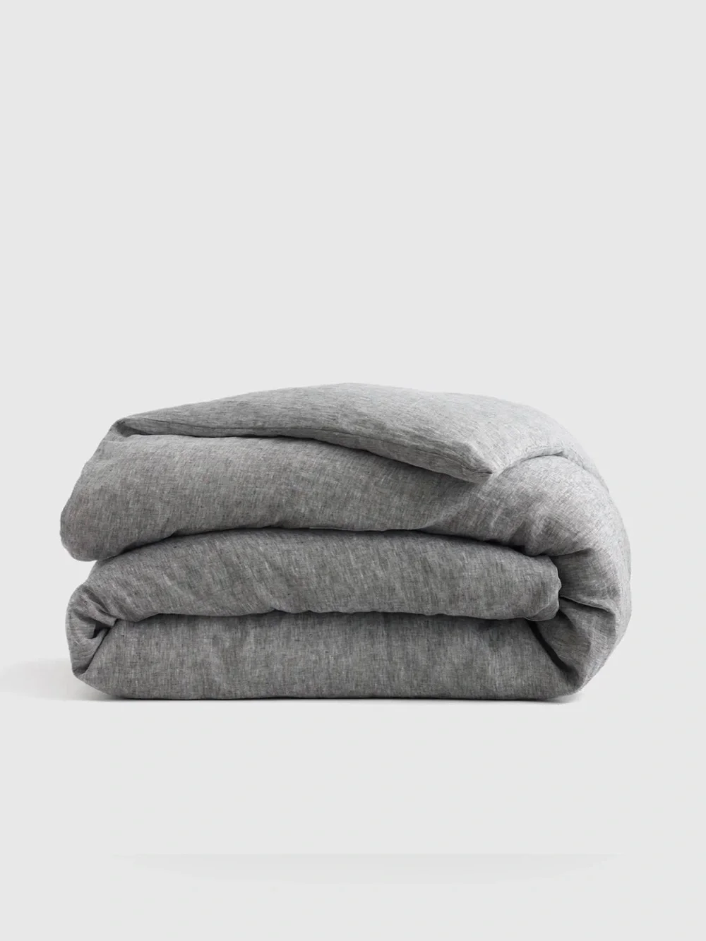 NWT Quince European Linen King/Cal King Duvet Cover - Charcoal Chambray